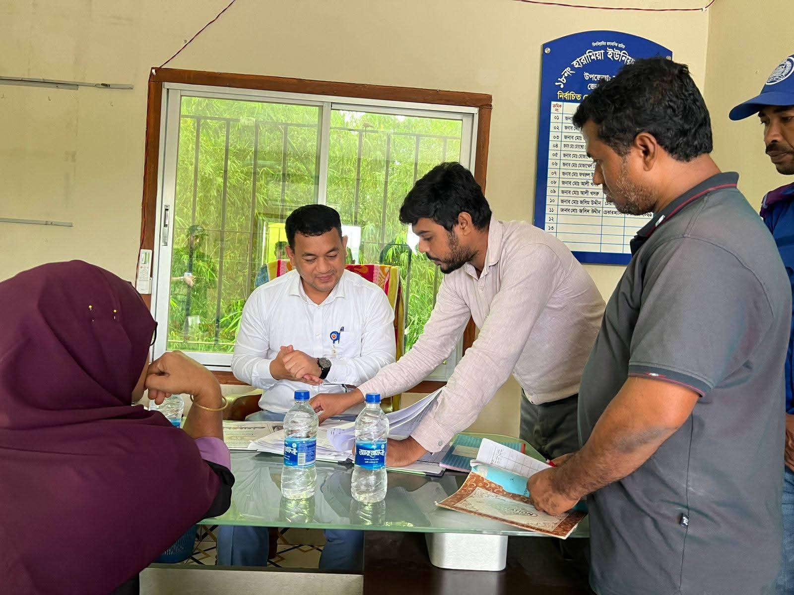 ইউনিয়ন পরিষদ পরিদর্শনে সন্দ্বীপের ইউএনও হারামিয়া থেকে শুরু