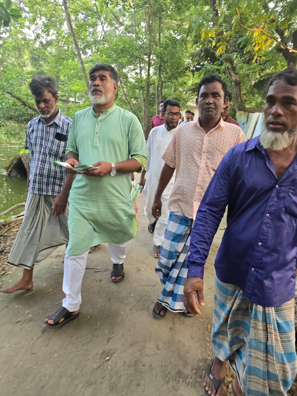 সারিকাইত ২নং ওয়ার্ডে  রফি উদ্দিন ফয়সালের গণসংযোগ