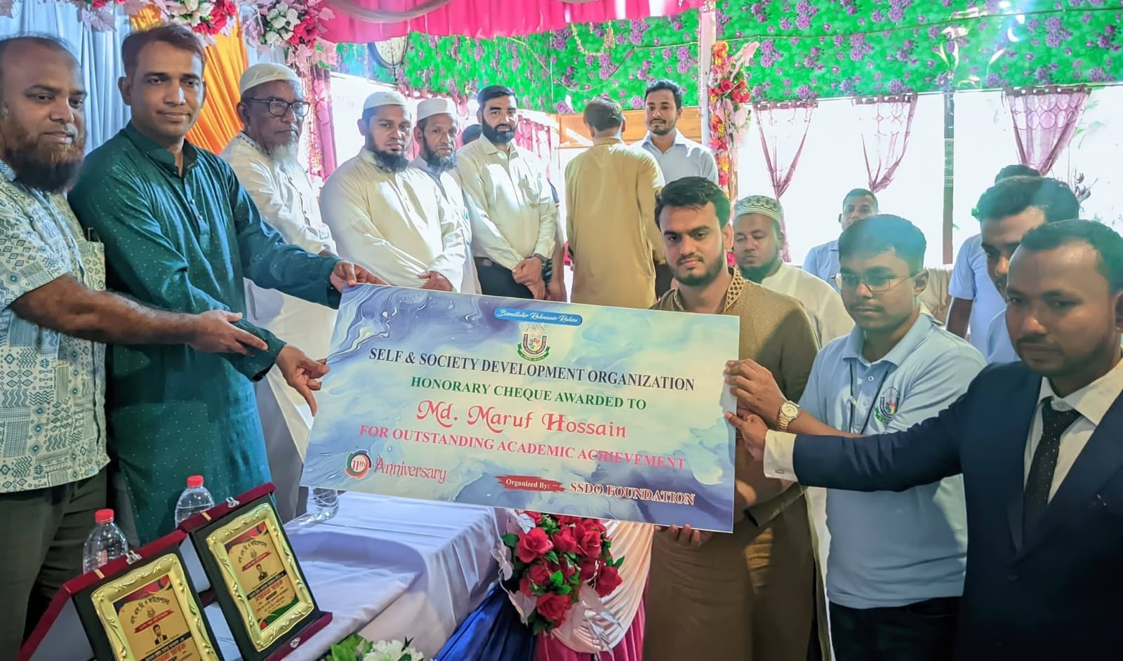 ফটিকছড়িতে কৃতী শিক্ষার্থী সংবর্ধনা : এসএসডিও’র অনন্য আয়োজন