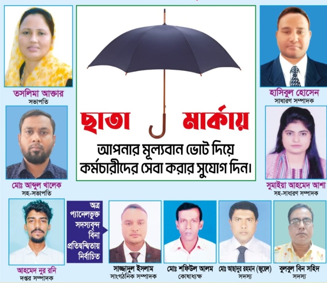 বিসিএসআইআর চট্টগ্রাম কল্যাণ পরিষদের  তাসলিমা-হাসিবুল প্যানেলের জয়