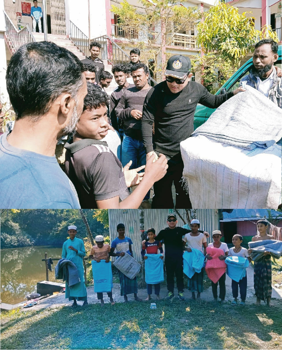 সন্দ্বীপে শীতপানে উষ্ণতার হাত বাড়ালেন ইউএনও মংচিংনু মারমা
